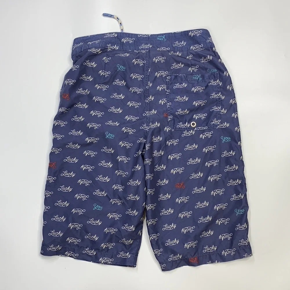 Lucky Brand Blue Swim Trunks Size 20